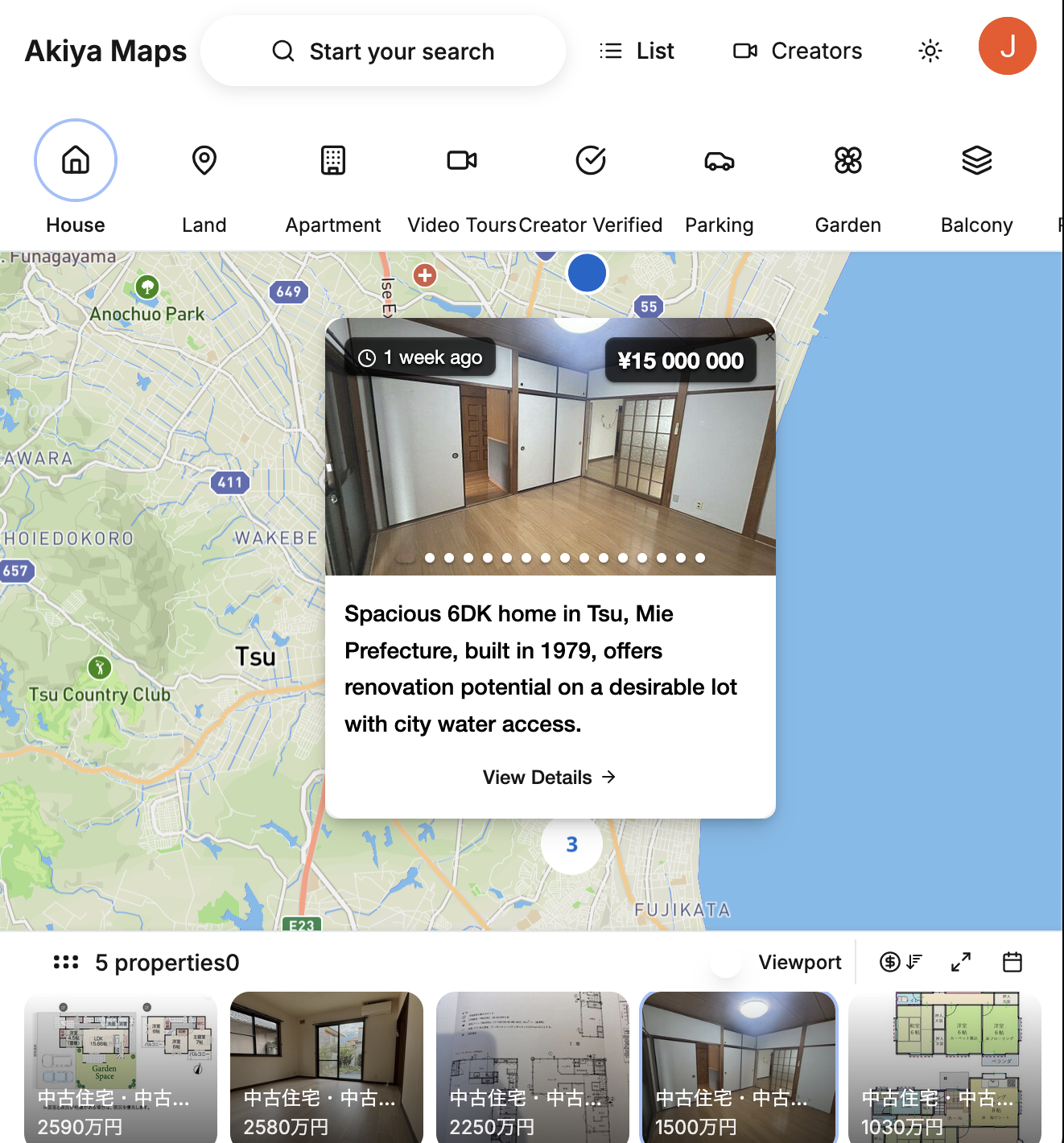 AkiyaMaps Features